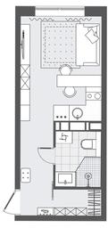 Apartment Sale, 23.01 sq. m. at Tsvetochnye Polyany City, kvartal № 165, Filimonkovskoye Municipal Formation, Moscow, Russia #3 Apartment Sale, 23.01 sq. m. at Tsvetochnye Polyany City, kvartal № 165, Filimonkovskoye Municipal Formation, Moscow, Russia #3