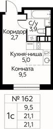 Продажа квартиры, 21,1 м² в ЖК «Цветочные Поляны», квартал № 23, поселение Филимонковское, Москва, Россия #3 Продажа квартиры, 21,1 м² в ЖК «Цветочные Поляны», квартал № 23, поселение Филимонковское, Москва, Россия #3