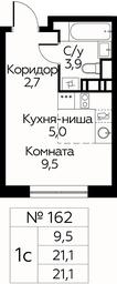 Продажа квартиры, 21,1 м² в ЖК «Цветочные Поляны», квартал № 23, поселение Филимонковское, Москва, Россия #2 Продажа квартиры, 21,1 м² в ЖК «Цветочные Поляны», квартал № 23, поселение Филимонковское, Москва, Россия #2