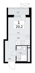 Apartment Sale, 20.2 sq. m. at Prokshino, Prokshino Residential Complex, Sosenskoye Settlement, Moscow, Russia #3 Apartment Sale, 20.2 sq. m. at Prokshino, Prokshino Residential Complex, Sosenskoye Settlement, Moscow, Russia #3