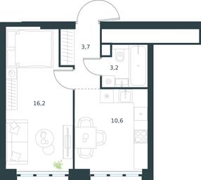 Apartment Sale, 33.7平方米 at Level Yzhnoportovaya, Yuzhnoportovaya Street, 28Ас17, Moscow, Russia #2 Apartment Sale, 33.7平方米 at Level Yzhnoportovaya, Yuzhnoportovaya Street, 28Ас17, Moscow, Russia #2