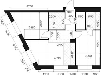 2-BD Apartment Sale, 60.9 sq. m. at Forst, Avtozavodskaya Street, 24, Moscow, Russia #2 2-BD Apartment Sale, 60.9 sq. m. at Forst, Avtozavodskaya Street, 24, Moscow, Russia #2