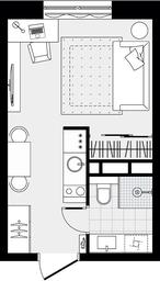 Apartment Sale, 22.31 sq. m. at Tsvetochnye Polyany City, kvartal № 165, Filimonkovskoye Municipal Formation, Moscow, Russia #2 Apartment Sale, 22.31 sq. m. at Tsvetochnye Polyany City, kvartal № 165, Filimonkovskoye Municipal Formation, Moscow, Russia #2