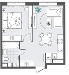 Продажа 1-комн. квартиры, 36,1 м² в ЖК «Цветочные Поляны Сити», квартал № 165, поселение Филимонковское, Москва, Россия #2 Продажа 1-комн. квартиры, 36,1 м² в ЖК «Цветочные Поляны Сити», квартал № 165, поселение Филимонковское, Москва, Россия #2