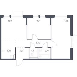 1-BD Apartment Sale, 59.7平方米 at Kvartal Aviatorov, ulitsa Koldunova, Aviatorov Microdistrict, Balashikha, Moscow Region, Russia #3