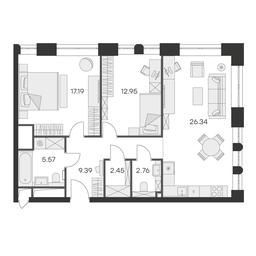 2-BD Apartment Sale, 78 sq. m. at Aura Belorusskaya, 1st Yamskogo Polya Street, 28с3, Moscow, Russia #4