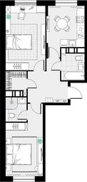 Продажа 1-комн. квартиры, 57,4 м² в ЖК «Цветочные Поляны», квартал № 23, поселение Филимонковское, Москва, Россия #2