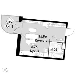 Apartment Sale, 34.14平方米 at Dvizhenie. Govorovo, Центральная улица, 47, деревня Говорово, поселение Московский, Москва, Россия #3 Apartment Sale, 34.14平方米 at Dvizhenie. Govorovo, Центральная улица, 47, деревня Говорово, поселение Московский, Москва, Россия #3