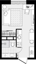 Apartment Sale, 22.14 sq. m. at Tsvetochnye Polyany City, kvartal № 165, Filimonkovskoye Municipal Formation, Moscow, Russia #2 Apartment Sale, 22.14 sq. m. at Tsvetochnye Polyany City, kvartal № 165, Filimonkovskoye Municipal Formation, Moscow, Russia #2