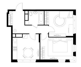 2-BD Apartment Sale, 52.6 sq. m. at Peredelkino Blizhnee, Korneya Chukovskogo Street, 1, Vnukovskoye Settlement, Moscow, Russia #4