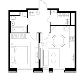 Apartment Sale, 46.1平方米 at Pervyi Moskovskiy, ulitsa Bianki, 1, Moskovskiy, Moscow, Russia #4