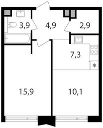 1-BD Apartment Sale, 45平方米 at Petrovskiy Park II, Stary Petrovsko-Razumovsky Drive, 1/23, Moscow, Russia #2 1-BD Apartment Sale, 45平方米 at Petrovskiy Park II, Stary Petrovsko-Razumovsky Drive, 1/23, Moscow, Russia #2
