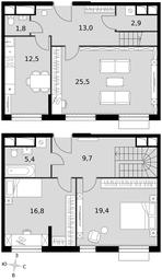 3-BD Apartment Sale, 107 sq. m. at Rimskiy, Rimskiy proyezd, 1, Settlement of Razvilka, Leninskiy City District, Moscow Region, Russia #3 3-BD Apartment Sale, 107 sq. m. at Rimskiy, Rimskiy proyezd, 1, Settlement of Razvilka, Leninskiy City District, Moscow Region, Russia #3