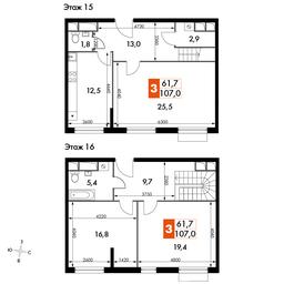 3-BD Apartment Sale, 107 sq. m. at Rimskiy, Rimskiy proyezd, 1, Settlement of Razvilka, Leninskiy City District, Moscow Region, Russia #2 3-BD Apartment Sale, 107 sq. m. at Rimskiy, Rimskiy proyezd, 1, Settlement of Razvilka, Leninskiy City District, Moscow Region, Russia #2