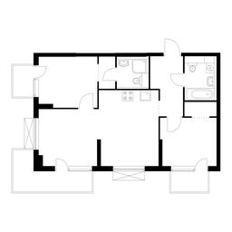 2-BD Apartment Sale, 70 sq. m. at Bolshaya Akademicheskaya 85, 3rd Nizhnelikhoborsky Drive, 1с16, Moscow, Russia #2