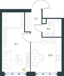 Apartment Sale, 33.6 sq. m. at Level Yzhnoportovaya, Yuzhnoportovaya Street, 28Ас17, Moscow, Russia #3 Apartment Sale, 33.6 sq. m. at Level Yzhnoportovaya, Yuzhnoportovaya Street, 28Ас17, Moscow, Russia #3