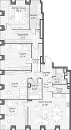 3-BD Apartment Sale, 166.4 sq. m. at Life Time, Sergeya Makeyeva Street, вл11/9с1-10, Moscow, Russia #2 3-BD Apartment Sale, 166.4 sq. m. at Life Time, Sergeya Makeyeva Street, вл11/9с1-10, Moscow, Russia #2