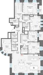 2-BD Apartment Sale, 180.7 sq. m. at Chistye Prudy, Potapovsky Lane, 5с4, Moscow, Russia #2