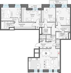 4-BD Apartment Sale, 180.4 sq. m. at Chistye Prudy, Potapovsky Lane, 5с4, Moscow, Russia #2