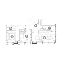 2-BD Apartment Sale, 69.8 sq. m. at Emotion, 2nd Silikatny Drive, 8, Moscow, Russia #3 2-BD Apartment Sale, 69.8 sq. m. at Emotion, 2nd Silikatny Drive, 8, Moscow, Russia #3
