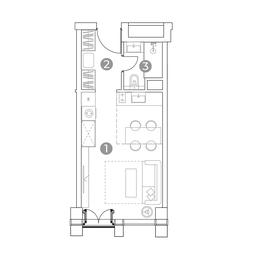 Apartment Sale, 25.8 sq. m. at Emotion, 2nd Silikatny Drive, 8, Moscow, Russia #2 Apartment Sale, 25.8 sq. m. at Emotion, 2nd Silikatny Drive, 8, Moscow, Russia #2