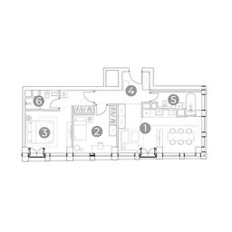 2-BD Apartment Sale, 69平方米 at Emotion, 2nd Silikatny Drive, 8, Moscow, Russia #2 2-BD Apartment Sale, 69平方米 at Emotion, 2nd Silikatny Drive, 8, Moscow, Russia #2