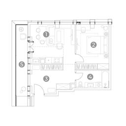 1-BD Apartment Sale, 60.8 sq. m. at Emotion, 2nd Silikatny Drive, 8, Moscow, Russia #3