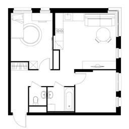 2-BD Apartment Sale, 55.1平方米 at Pervyi Moskovskiy, ulitsa Bianki, 1, Moskovskiy, Moscow, Russia #2