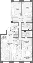 3-BD Apartment Sale, 164.9平方米 at Life Time, Sergeya Makeyeva Street, вл11/9с1-10, Moscow, Russia #2