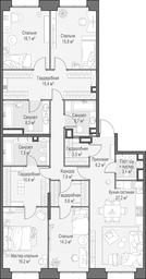 3-BD Apartment Sale, 164.1 sq. m. at Life Time, Sergeya Makeyeva Street, вл11/9с1-10, Moscow, Russia #2