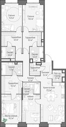 3-BD Apartment Sale, 164.1 sq. m. at Life Time, Sergeya Makeyeva Street, вл11/9с1-10, Moscow, Russia #3