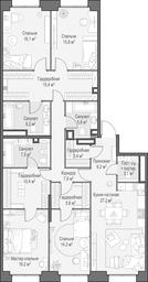 3-BD Apartment Sale, 163.6 sq. m. at Life Time, Sergeya Makeyeva Street, вл11/9с1-10, Moscow, Russia #3
