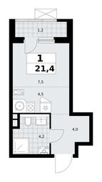 Apartment Sale, 21.4 sq. m. at Prokshino, Prokshino Residential Complex, Sosenskoye Settlement, Moscow, Russia #3 Apartment Sale, 21.4 sq. m. at Prokshino, Prokshino Residential Complex, Sosenskoye Settlement, Moscow, Russia #3