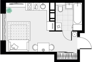 Apartment Sale, 22.2 sq. m. at Tsvetochnye Poliany, kvartal № 23, Filimonkovskoye Municipal Formation, Moscow, Russia #2