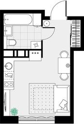 Apartment Sale, 23 sq. m. at Tsvetochnye Poliany, kvartal № 23, Filimonkovskoye Municipal Formation, Moscow, Russia #2 Apartment Sale, 23 sq. m. at Tsvetochnye Poliany, kvartal № 23, Filimonkovskoye Municipal Formation, Moscow, Russia #2