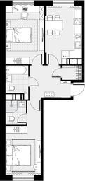 1-BD Apartment Sale, 56.7平方米 at Tsvetochnye Poliany, kvartal № 23, Filimonkovskoye Municipal Formation, Moscow, Russia #3 1-BD Apartment Sale, 56.7平方米 at Tsvetochnye Poliany, kvartal № 23, Filimonkovskoye Municipal Formation, Moscow, Russia #3