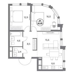 3-BD Apartment Sale, 66.6 sq. m. at Dom56, Fridrikha Engelsa Street, 56с1, Moscow, Russia #2 3-BD Apartment Sale, 66.6 sq. m. at Dom56, Fridrikha Engelsa Street, 56с1, Moscow, Russia #2