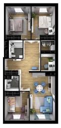 3-BD Apartment Sale, 80.93 sq. m. at Kvartal Rumyantsevo, ulitsa Admirala Kornilova, с1, Mosrentgen Settlement, Moscow, Russia #3 3-BD Apartment Sale, 80.93 sq. m. at Kvartal Rumyantsevo, ulitsa Admirala Kornilova, с1, Mosrentgen Settlement, Moscow, Russia #3