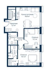 2-BD Apartment Sale, 65.6 sq. m. at City Bay, Volokolamskoye Highway, 95с3, Moscow, Russia #3 2-BD Apartment Sale, 65.6 sq. m. at City Bay, Volokolamskoye Highway, 95с3, Moscow, Russia #3