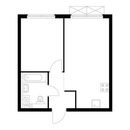 1-BD Apartment Sale, 36.9平方米 at Holland Park, Volokolamskoye Highway, 71/13к1, Moscow, Russia #2 1-BD Apartment Sale, 36.9平方米 at Holland Park, Volokolamskoye Highway, 71/13к1, Moscow, Russia #2