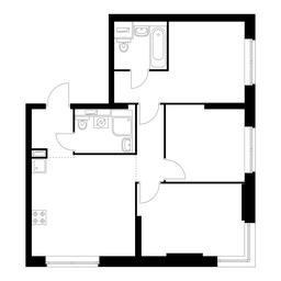 3-BD Apartment Sale, 68.3平方米 at Holland Park, Volokolamskoye Highway, 71/13к1, Moscow, Russia #2 3-BD Apartment Sale, 68.3平方米 at Holland Park, Volokolamskoye Highway, 71/13к1, Moscow, Russia #2