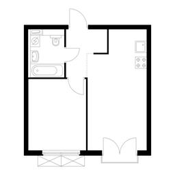 1-BD Apartment Sale, 37 sq. m. at Holland Park, Volokolamskoye Highway, 71/13к1, Moscow, Russia #2 1-BD Apartment Sale, 37 sq. m. at Holland Park, Volokolamskoye Highway, 71/13к1, Moscow, Russia #2