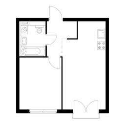 1-BD Apartment Sale, 37 sq. m. at Holland Park, Volokolamskoye Highway, 71/13к1, Moscow, Russia #3 1-BD Apartment Sale, 37 sq. m. at Holland Park, Volokolamskoye Highway, 71/13к1, Moscow, Russia #3