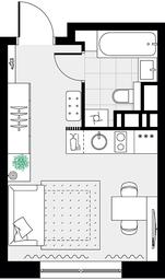 Apartment Sale, 20.9 sq. m. at Tsvetochnye Poliany, kvartal № 23, Filimonkovskoye Municipal Formation, Moscow, Russia #3 Apartment Sale, 20.9 sq. m. at Tsvetochnye Poliany, kvartal № 23, Filimonkovskoye Municipal Formation, Moscow, Russia #3