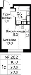 Продажа квартиры, 20,9 м² в ЖК «Цветочные Поляны», квартал № 23, поселение Филимонковское, Москва, Россия #2 Продажа квартиры, 20,9 м² в ЖК «Цветочные Поляны», квартал № 23, поселение Филимонковское, Москва, Россия #2
