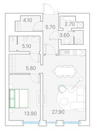 3-BD Apartment Sale, 189.8平方米 at Duo House, Sofiyskaya Embankment, 34с3, Moscow, Russia #2 3-BD Apartment Sale, 189.8平方米 at Duo House, Sofiyskaya Embankment, 34с3, Moscow, Russia #2