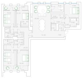Продажа 3-комн. квартиры, 216,8 м² в ЖК «Клубный дом Дуо (Duo)», Софийская набережная, 34с3, Москва, Россия #3 Продажа 3-комн. квартиры, 216,8 м² в ЖК «Клубный дом Дуо (Duo)», Софийская набережная, 34с3, Москва, Россия #3