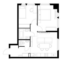 2-BD Apartment Sale, 51平方米 at Yaroslavskij kvartal, Yaroslavskiy Drive, 116, Korolyov, Moscow Region, Russia #2 2-BD Apartment Sale, 51平方米 at Yaroslavskij kvartal, Yaroslavskiy Drive, 116, Korolyov, Moscow Region, Russia #2