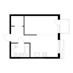 1-BD Apartment Sale, 34.9 sq. m. at Bolshaya Akademicheskaya 85, 3rd Nizhnelikhoborsky Drive, 1с16, Moscow, Russia #3