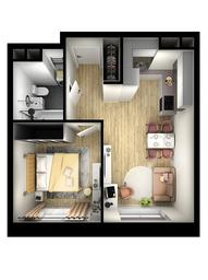 Продажа 1-комн. квартиры, 36,08 м² в ЖК «Цветочные Поляны Сити», квартал № 165, поселение Филимонковское, Москва, Россия #3 Продажа 1-комн. квартиры, 36,08 м² в ЖК «Цветочные Поляны Сити», квартал № 165, поселение Филимонковское, Москва, Россия #3